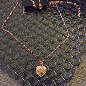 Necklace and earrings